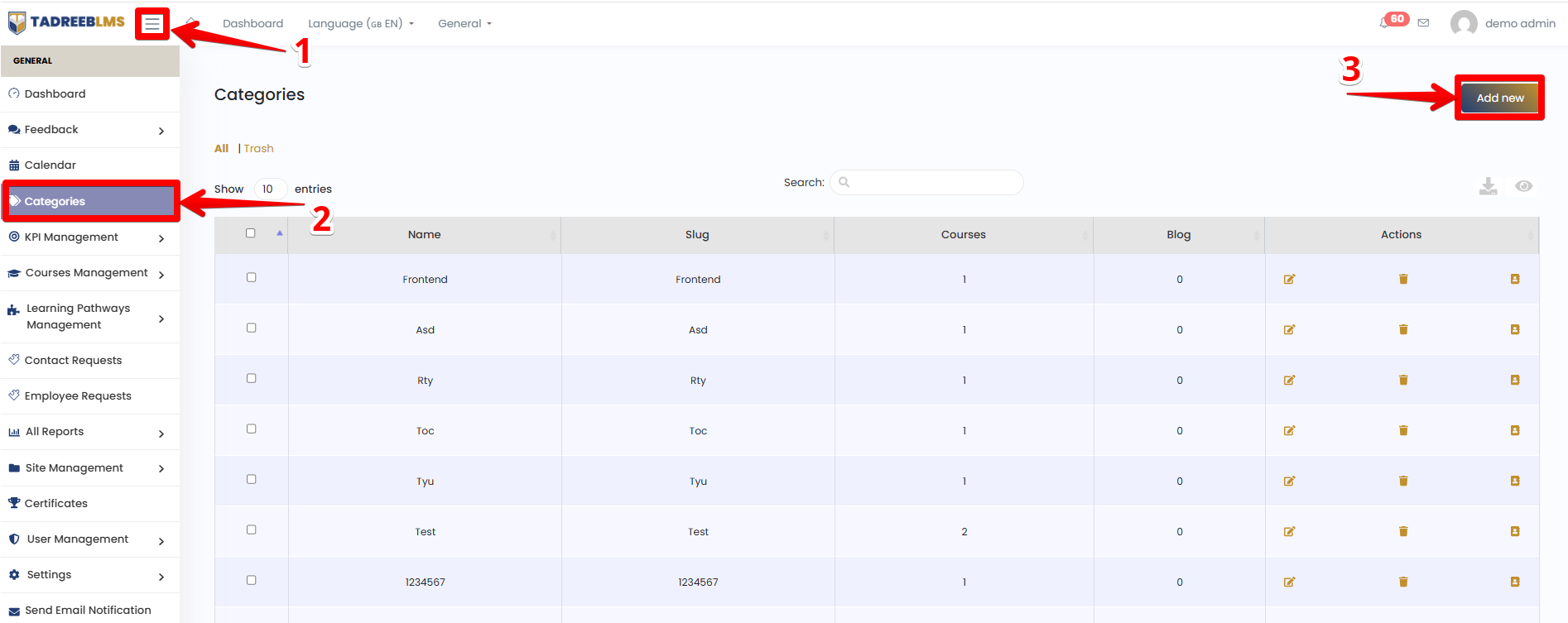 Category screenshot
