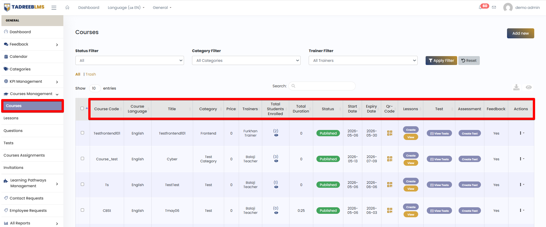Category screenshot