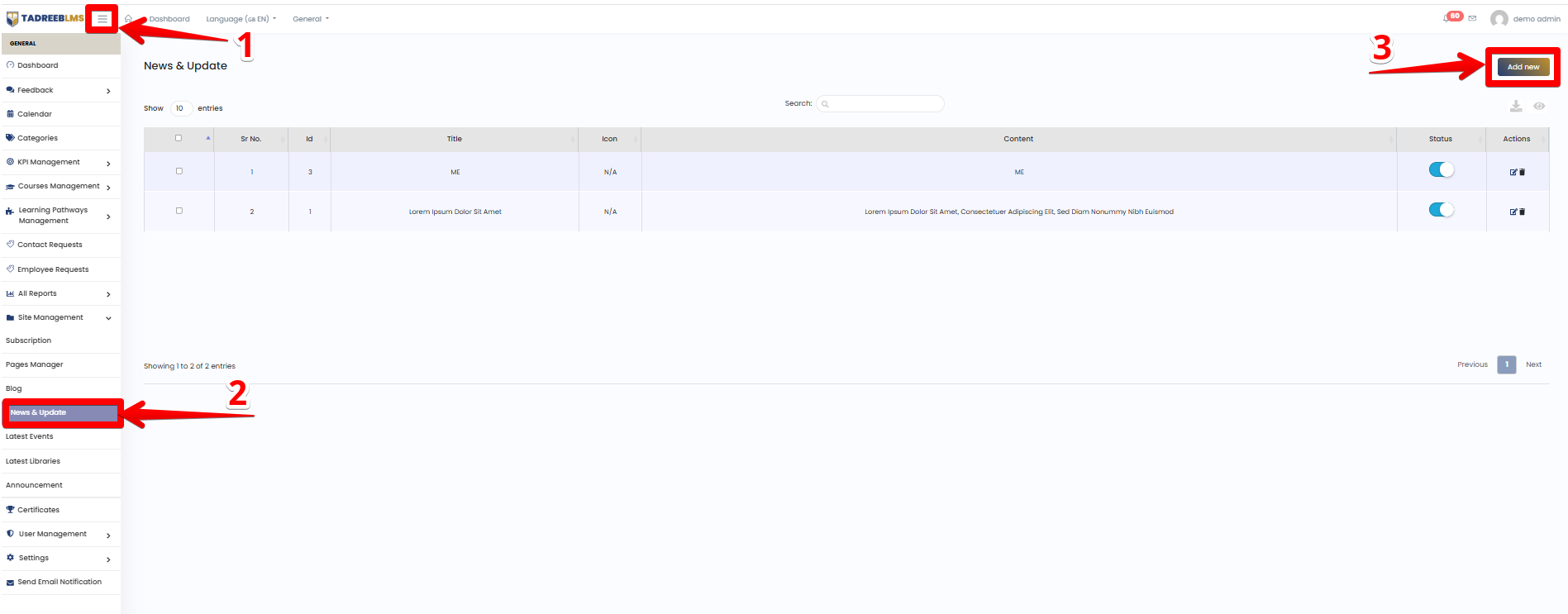 Category screenshot