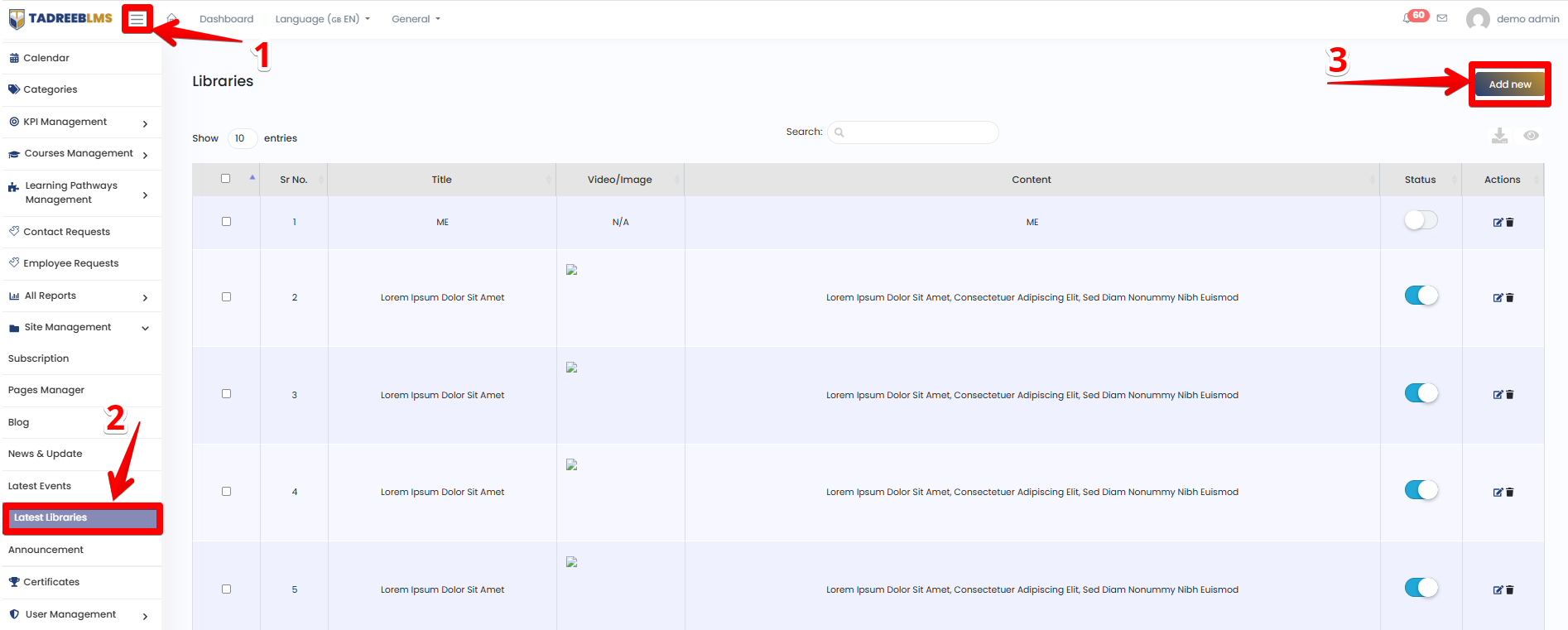 Category screenshot
