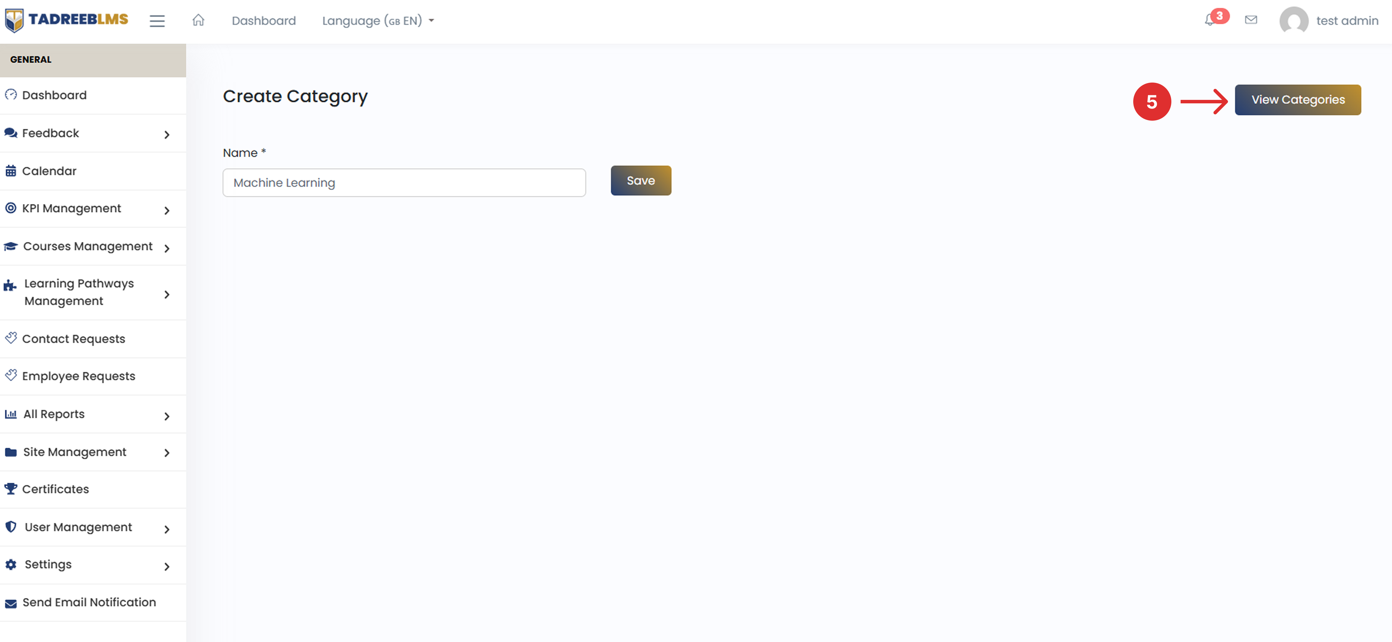Save Category screenshot