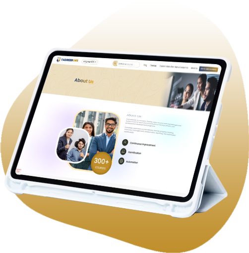 Public sector training dashboard preview